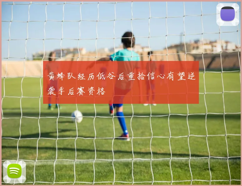 黄蜂队经历低谷后重拾信心有望逆袭季后赛资格